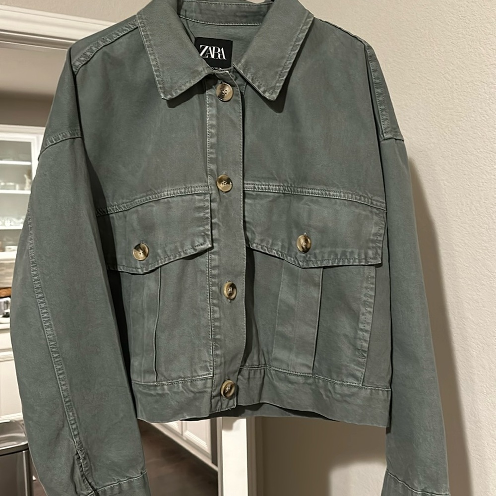 Zara cropped jacket